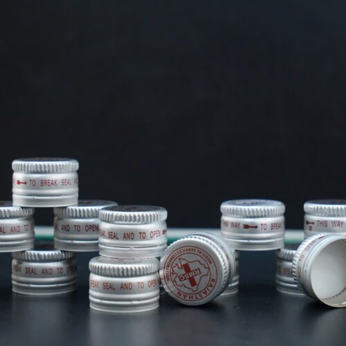 28mm Plain Silver Pp Cap