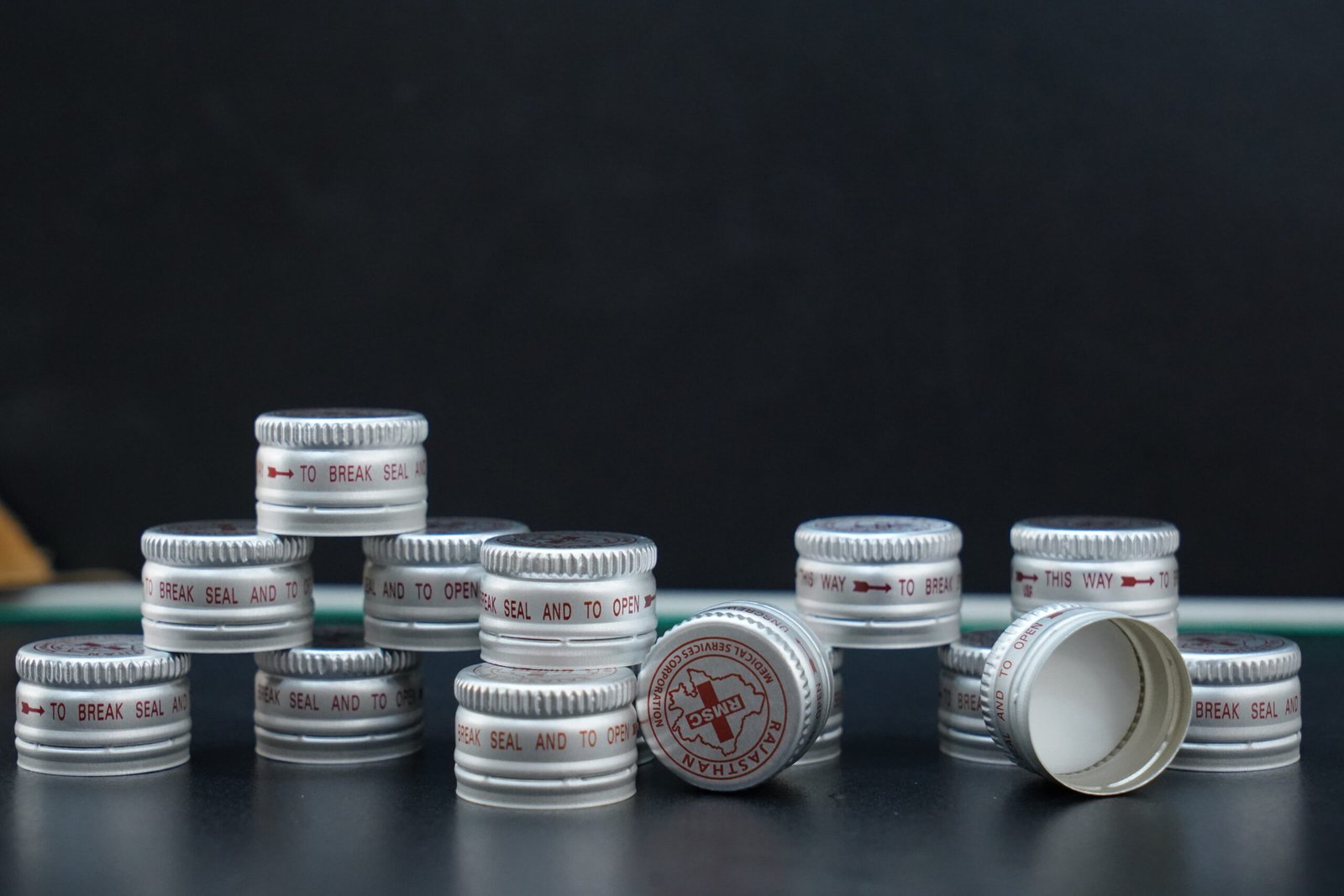 28mm Plain Silver Pp Cap