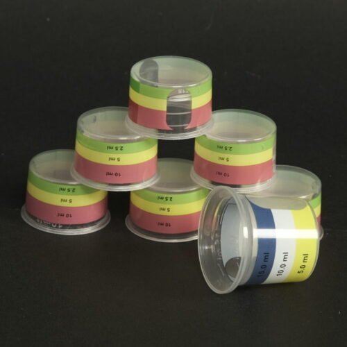 Printed measuring cap