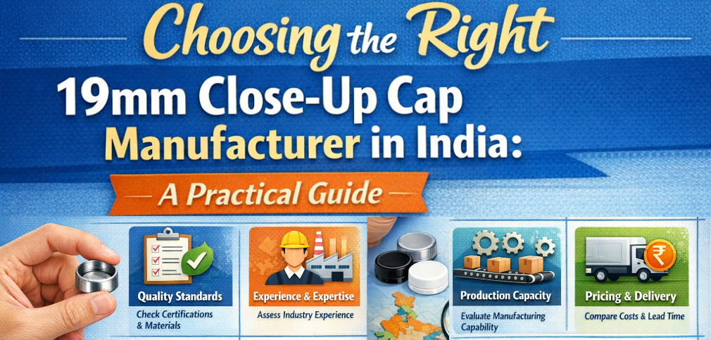 Choosing the Right 19mm Close-Up Cap Manufacturer in India: A Practical Guide